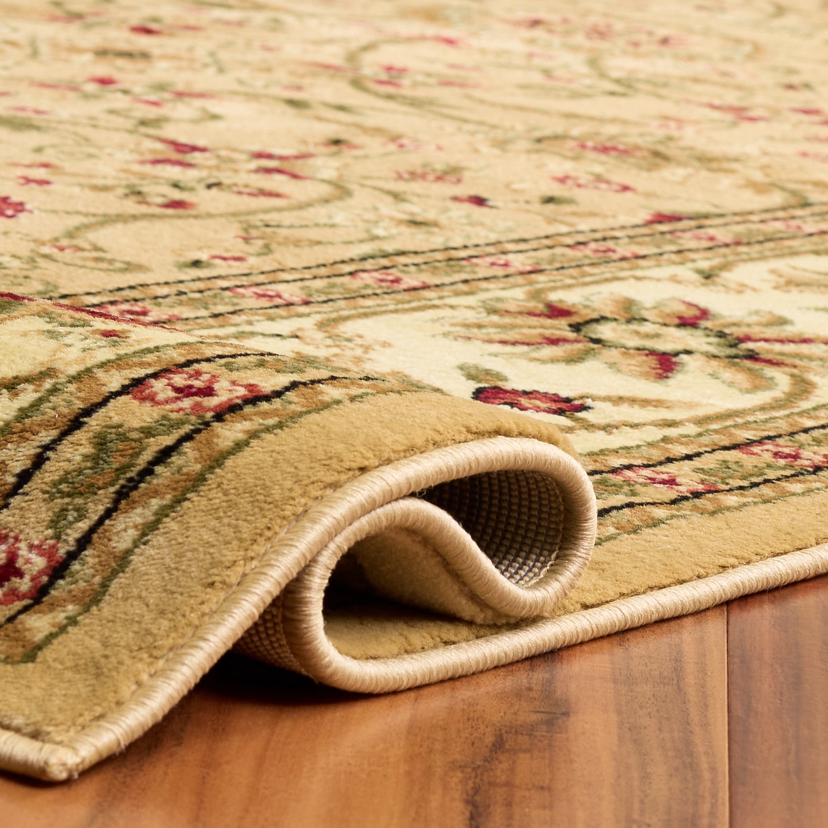 Safavieh Lyndhurst Victoria Floral Area Rug, Beige/Ivory, 4' x 4' Square