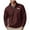 Wine, variant on Mens Quarter Zip Sweatshirts Long Sleeve Stand Collar Casual Pullover Fall Sweatshirt Yellow XL(XL)