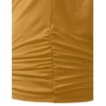 thumbnail image 4 of Doublju Womens Short Kimono Sleeve V Neck Dolman Drape Shirts With Plus Size, 4 of 4
