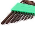 thumbnail image 3 of Herramientas de llave de seguridad Torx S2 estilo L Unique Bargains T6-T27 marrón 9 en 1, 3 of 4