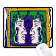 thumbnail image 1 of Hand-painted Constellation Geni Mexicon Culture Mousepad Stitched Edge Mat Rubber Gang Pad, 1 of 2