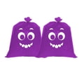 thumbnail image 2 of Halloween Large Storage Bags Heavy‑Duty Holiday Cartoon Ghost Face Decor Organizer Sacks Multi‑Purpose Yard Leaf Waste Collection Bags For Indoor Outdoor Halloween Party Decor, 2 of 8