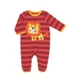 thumbnail image 4 of Funstuff Baby 3 Pack Zip Up Sleep N' Play Coveralls Newborn to Infant, 4 of 5