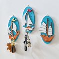 thumbnail image 4 of Gancho Mediterráneo para Colgar en la Pared, Perchero para Ropa, Decoración de Pared para la Entrada de la Tienda, Gancho para Llaves de Pared, 4 of 5