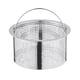 thumbnail image 1 of Cesta de malla para el desagüe del fregadero de la cocina Colador de acero inoxidable Cesta grande atrapa comida Flujo rápido y eficaz Cesta de malla completa, 1 of 2