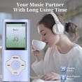 thumbnail image 4 of Reproductor HIFI MP3/MP4 Con Pantalla De Color De 1.8", Soporte De 128 GB De Memoria Expandible, Cuerpo De Aleación De Aluminio, Reproducción De 10 Horas - Admite, 4 of 7