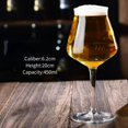 thumbnail image 3 of Vaso de cerveza artesanal Vasos de cerveza de barril de vidrio de gran capacidad Vasos para bebidas frías Vasos de cerveza de barril con personalidad Accesorios para bar de fiesta, 3 of 5