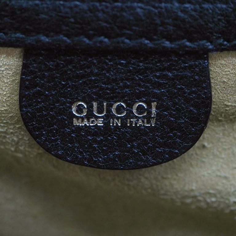 Authenticated used Gucci Gucci Old Doctor Bag Handbag Black Canvas Women's Boston, Adult Unisex, Size: (HxWxD): 19cm x 33cm x 21cm / 7.48'' x 12.99