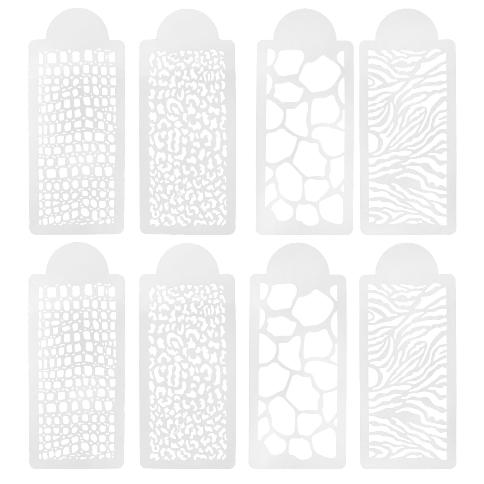 Printing templates 2 Sets Leopard and Cow Pattern Printing Templates