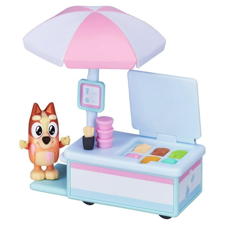 Bluey's Ice Cream Cart - Bingo - Vehicle and 2.5-3 inch figure, Preschool, Ages 3 