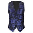thumbnail image 1 of LOVZFMLL Jackets for Men Man Pockets Button Large Size Western Suit Waistcoat, 1 of 8