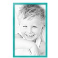 thumbnail image 2 of ArtToFrames 19" x 31" Aqua Picture Frame, 19x31 inch Green Wood Poster Frame (WOM-5186), Pack, 2 of 7