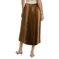thumbnail image 2 of Anne Klein womens  Pleated Skirt, XL, Brown, 2 of 2