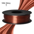 thumbnail image 6 of GEEETECH 3D Printer Silk PLA Filament 1.75mm,Metal-like Shiny Consumable 1kg (2.2lbs) 1 Spool,Metallic Copper, 6 of 6