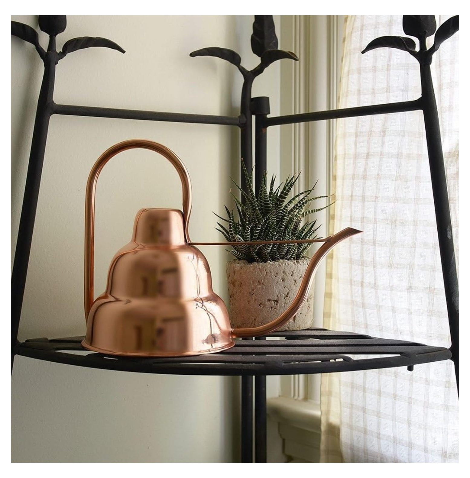 Deco Copper Watering Can, Copper, 1 Quart