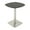 Asian Night w/Silver Base, variant on 34" Small Arc Boat Bistro Height Table Square Metal Base Bar Table