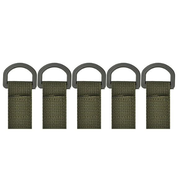 Necvior Multifunctional Webbing Belt D-Rings Carabiner Tape Hook Hanging Keychains Backpacks Hook Buckle Clip Webbing Strap Hook