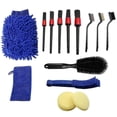 thumbnail image 3 of 15 PCS Car Detailing Brush Set,Car Interior Cleaning Kit Includes Detail Brushes, Wheel Brush, Wheel Tire Brush Kit, 3 of 4