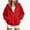 Red, variant on DJDLJWCJ Boys Full Zipper Hoodies Long Sleeve Warm Solid Color Hooded Sweatshirt for Boys Zip Up Jacket Red Size 5T