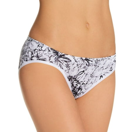 

Women s Maidenform DMBTBK Barely There Invisible Look Bikini Panty (Marker Floral Black 8)