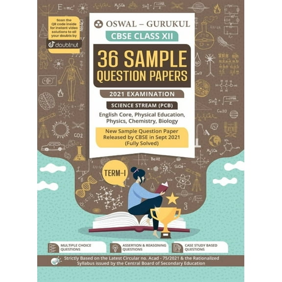 36 Sample Question Papers Science Stream (PCB): CBSE Class 12 for Term-I November 2021 Examination, (Paperback)