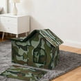 thumbnail image 4 of Lit pour Chat Fermé avec Porte, Intérieur Chaud et Confortable, 4 of 6