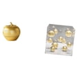 thumbnail image 1 of Escultura de fruta, figura de resina, cubierta de acrílico, caja cuadrada, adorno decorativo único, diseño a prueba de polvo, adecuado para sala de es, 1 of 8