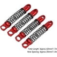 thumbnail image 3 of YISITIAN Shock Absorbers, 4 Set Metal Front Rear Shock Absorbers Damper Compatible with D12 1/10 RC Car Upgrades Parts CA919-1284, 3 of 9