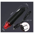 thumbnail image 4 of Hot Air Blower Soldering Temperature Blower Electric Power Hot Dryer Mini Hot Air Blower for Shrink Tubing Car Wrap (US),1 * Hot air blower,Black & Red, 4 of 5