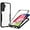 Black, variant on 360°All-Inclusive Phone Case for Samsung Galaxy A54 5G, [Built in Screen Protector] Dual Layer Full Body Shockproof Clear Cover Case [Not-Yellowing] for Samsung Galaxy A54 5G QB-Pink