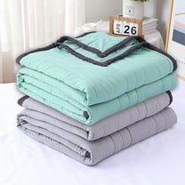 Dmlowu Cooling Blanket Breathable Throw Blanket Luxury Soft Cotton Blanket Comfortable Bed Blanket for School Office Dormitory Camping, 39x59 inch Cooling Comforter for All Seasons