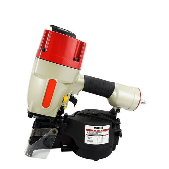 Industrial Pneumatic Tool MCN55 MCN70 MCN80 MCN90 Pneumatic Coil Nailer Roll Nail Gun For Pallet Framing Nail Gun ,Easy to Use
