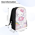 thumbnail image 4 of Hello Kitty Backpack, Travel Laptop Backpack, Water Resistant College School Computer Bag, Durable Daypack, Fit 16 Inch Notebook, 4 of 8