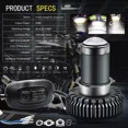 thumbnail image 3 of Foco Faro Moto Hiper Led H4 H6 H7 Lupa Exploradora Alta Baja, 3 of 8