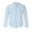 Light Blue, variant on Fesfesfes Long Sleeve Shirt for Men Casual Solid Cotton Linen Stand Collar Button Long Sleeve Shirt Sale Items