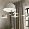 thumbnail image 4 of Sonneman 2033.17K Ray 36" Wide Led Round Chandelier - Warm Gray / Smoked Etched, 4 of 7