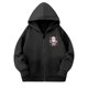 thumbnail image 4 of Sudadera deportiva informal con estampado degradado para niños y niñas, cuello redondo, manga larga, poliéster, 4 of 6
