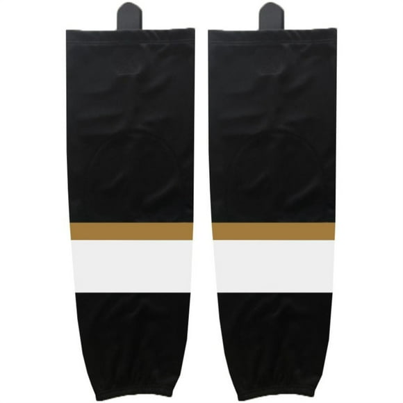 Unisex Black Series Ice Hockey Socks For Men and Youth Team Color Stitched Socks