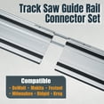 thumbnail image 2 of POWERTEC 4PK Track Saw Guide Rail Connector Set for Festool, Makita, DeWalt, and Triton (71358-P2), 2 of 7