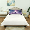 thumbnail image 6 of Unicorn Satin Pillowcase for Hair and Skin Silk Pillowcase Soft Breathable Sleeping Pillow Covers Smooth Cooling Pillowcase with Envelope Closure Size Standard 20x30 in Home Decor Gifts, 6 of 7