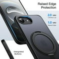 thumbnail image 6 of JETech 360 Degree Rotatable Ring Case for iPhone 17e (2026) / iPhone 16e, Magnetic Cover (Black), 6 of 6