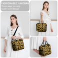 thumbnail image 6 of OBREWU Black Sunflower Womens Lunch Box for Work,Insulated Large Black Sunflower Lunch Bag for Women,Loncheras Para Mujer,Leakproof Adult Lunch Bag for Work,Beach,Travel,Picnic,Camping, 6 of 7