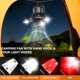 thumbnail image 3 of alimentado por batería recargable con gancho para colgar, ventilador de escritorio USB personal de 4 velocidades con 4 modos de luz para tienda de campaña, pesca, oficina, picnic, viajes, aventura ShuxiuWang 1327537003649, 3 of 5