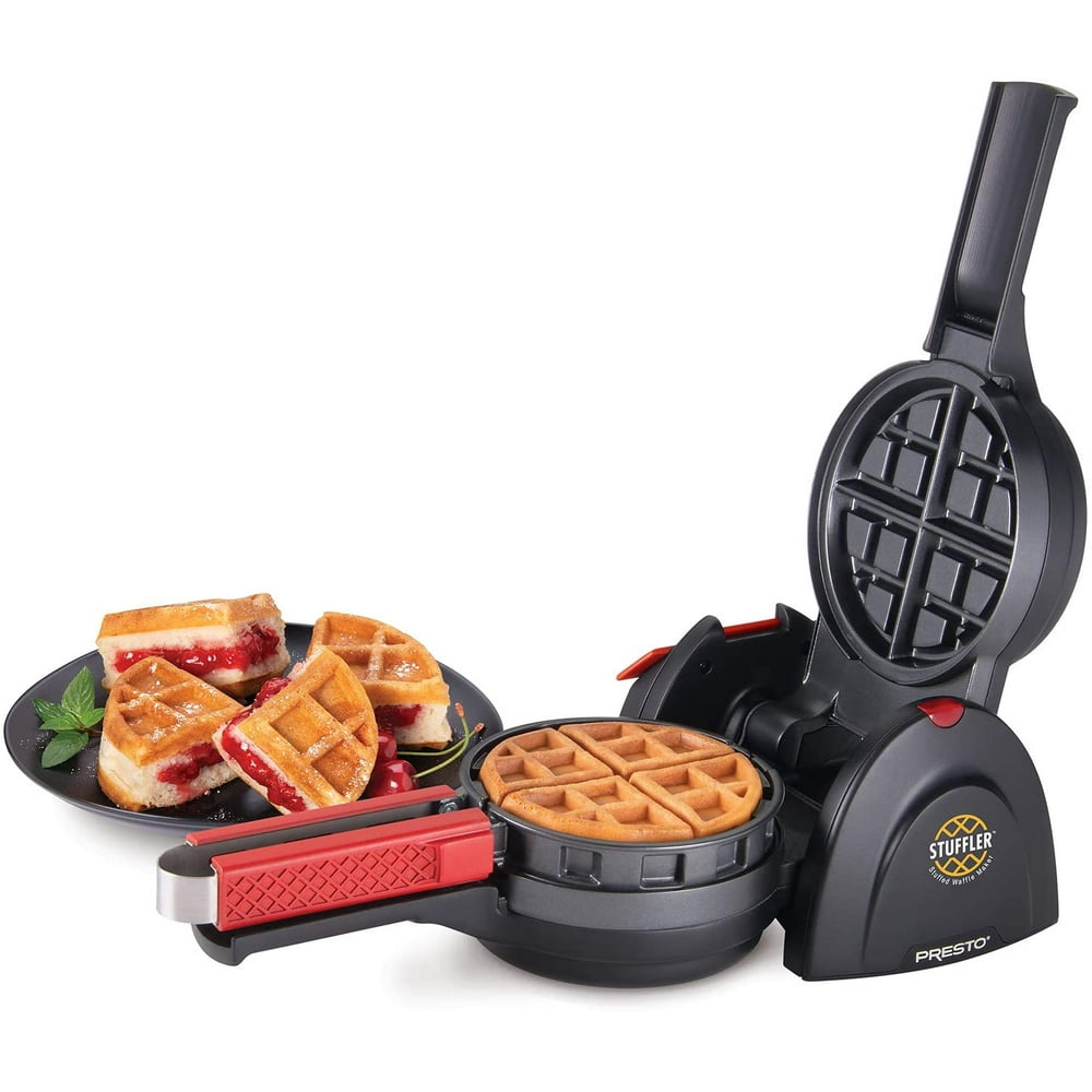 Presto 03512 Stuffler Stuffed Waffle Maker, Belgian, Style Walmart
