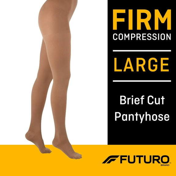 FUTURO Firm Pantyhose , Large, Nude (20-30 mmHg)