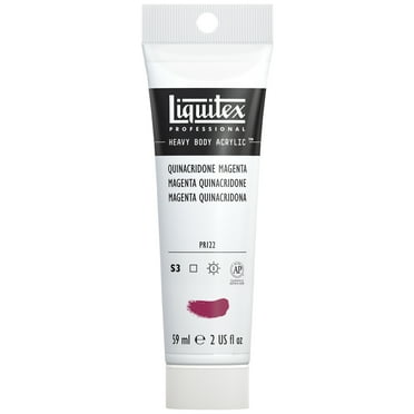 Liquitex Heavy Body Acrylic Paint, Quinacridone Magenta, 2 Ounce Tube
