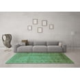 thumbnail image 3 of Ahgly Company Indoor Rectangle Oriental Turquoise Blue Industrial Area Rugs, 2' x 3', 3 of 4