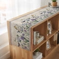 thumbnail image 6 of Table Runners 72 Inches Long Dress Scarves, Spring Flowers Farmhouse Kitchen/Dining Table Runner, Coffee Tablerunners, Vintage Floral Leaves Birds Pastoral Botanical 14x72 Inch, 6 of 9