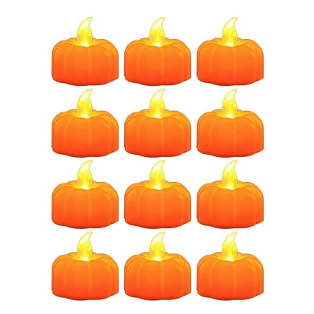 

Children s Halloween night lights Living room decoration For kidsPumpkin Light CR2032 Electronic Candle Light Creative Small Tea Wax Christmas Home Small Candle