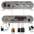 thumbnail image 5 of Walbest LP 838 Mini HiFi CD MP3 Radio Car Auto Motorcycle Home Audio Stereo Bass Speaker Amplifier Subwoofer Boostrer 12V, 5 of 5